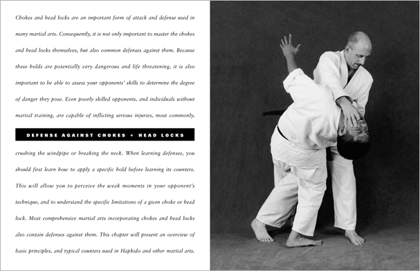 Sample pages from 'The Art of Holding'; one in a series of remarkable books that provide an in-depth look at the core concepts and techniques shared by a broad range of martial arts styles. Contains over 155 practical holds including joint locks, chokes, nerve holds, takedowns, pins, advanced combinations, and counterholds.