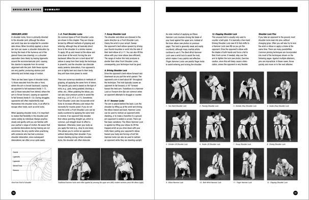 Sample pages from 'The Art of Holding'; one in a series of remarkable books that provide an in-depth look at the core concepts and techniques shared by a broad range of martial arts styles. Contains over 155 practical holds including joint locks, chokes, nerve holds, takedowns, pins, advanced combinations, and counterholds.