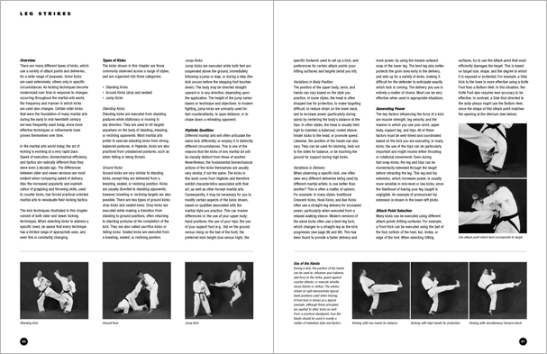 Sample pages from 'The Art of Striking'; one in a series of remarkable books that provide an in-depth look at the core concepts and techniques shared by a broad range of martial arts styles. Contains over 400 practical strikes including arm strikes, kicks, head butts, blocking and avoiding skills, combinations, and counters.