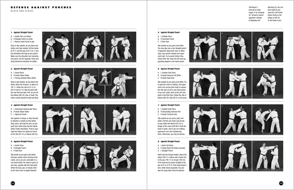 Sample pages from 'Hapkido', the most comprehensive book ever written on a single martial art; 1136 pages, 9000 photos, 2000 martial techniques.