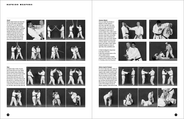 Sample pages from 'Hapkido: An Introduction to the Art of Self-Defense', the first introductory text to provide a concise overview of Hapkido in its entirety, with essential material for novices.