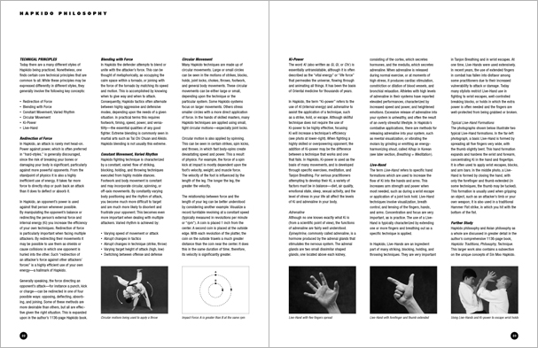 Sample pages from 'Hapkido: An Introduction to the Art of Self-Defense', the first introductory text to provide a concise overview of Hapkido in its entirety, with essential material for novices.