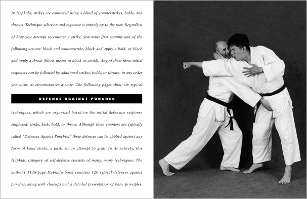 Sample pages from 'Hapkido: An Introduction to the Art of Self-Defense', the first introductory text to provide a concise overview of Hapkido in its entirety, with essential material for novices.