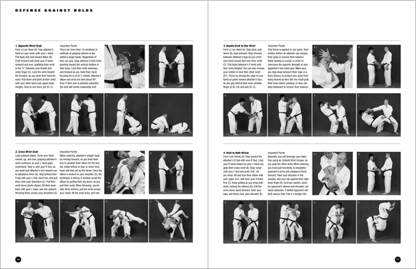 Sample pages from 'Hapkido: An Introduction to the Art of Self-Defense', the first introductory text to provide a concise overview of Hapkido in its entirety, with essential material for novices.