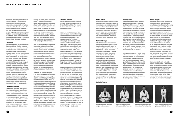 Sample pages from 'Taekwondo: The Essential Introduction', the first introductory text to provide a concise overview of Taekwondo in its entirety, with essential material for novices.