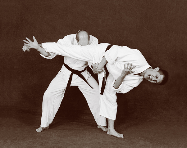 Hapkido photos of Master Marc Tedeschi performing Hapkido techniques