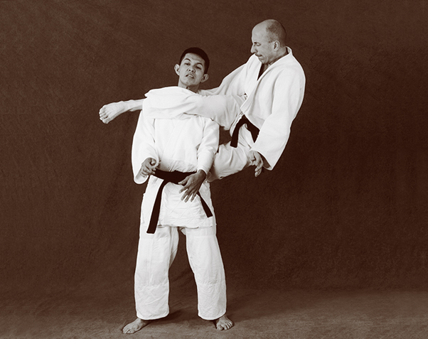 Hapkido photos of Master Marc Tedeschi performing Hapkido techniques