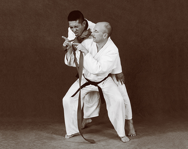 Hapkido photos of Master Marc Tedeschi performing Hapkido techniques