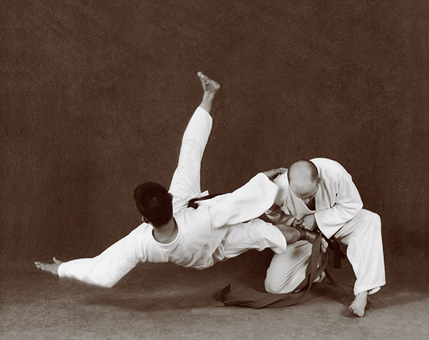 Hapkido photos of Master Marc Tedeschi performing Hapkido techniques